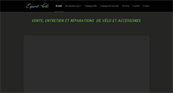 Desktop Screenshot of espritvelo.fr